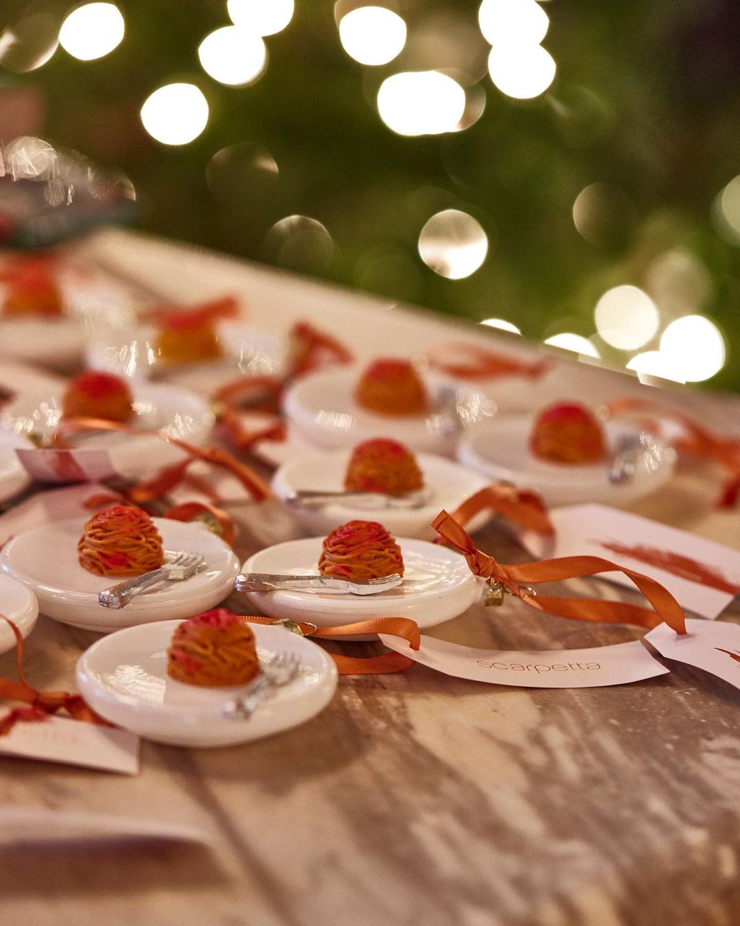 Byers Collective - Custom ornament for Scarpetta holiday brunch